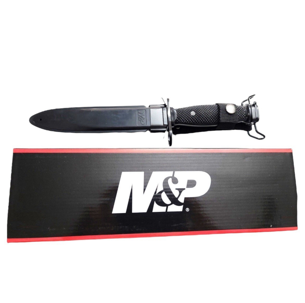 Smith & Wesson M&P Fixed Knife 6.5" Stainless Steel Double Edge Blade ABS Handle