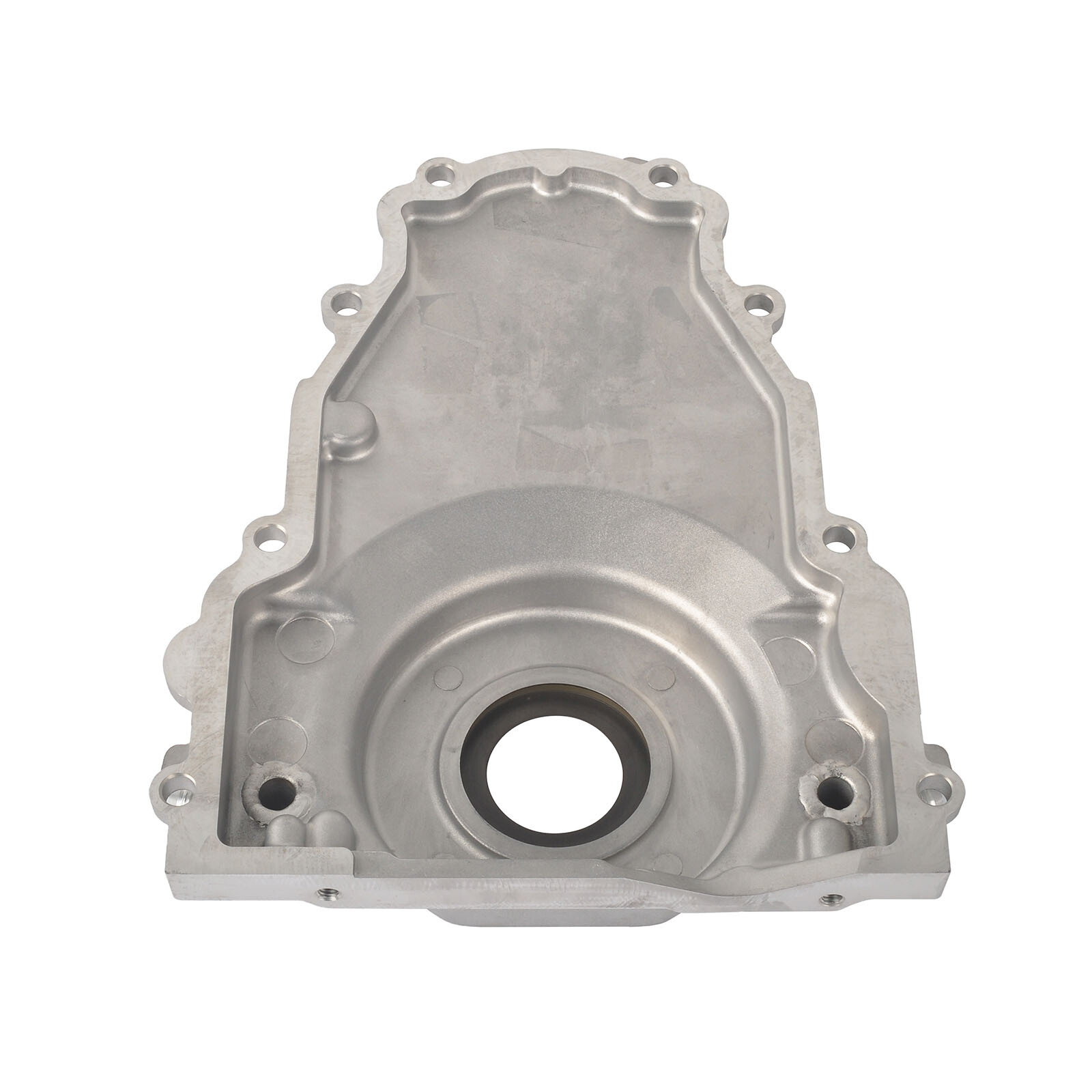 Timing Cover w/ 10AN Turbo Oil Drain Fitting For LS Gen 3 4.8L 5.3L 5.7L 6.0L