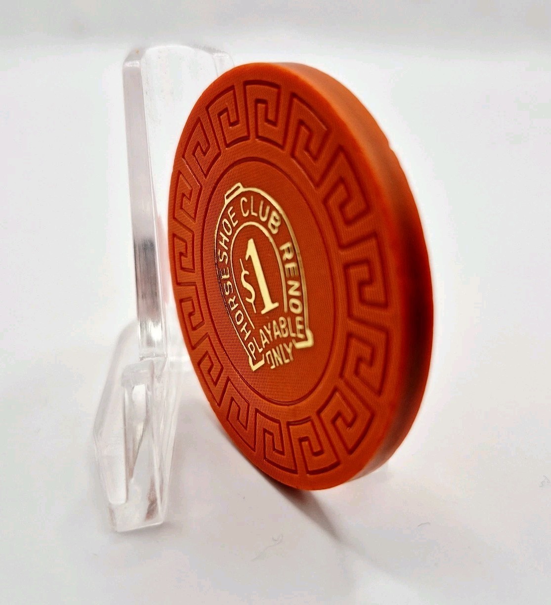 Horseshoe Club Casino Reno Nevada 1970s $1 NCV Casino Chip N5766