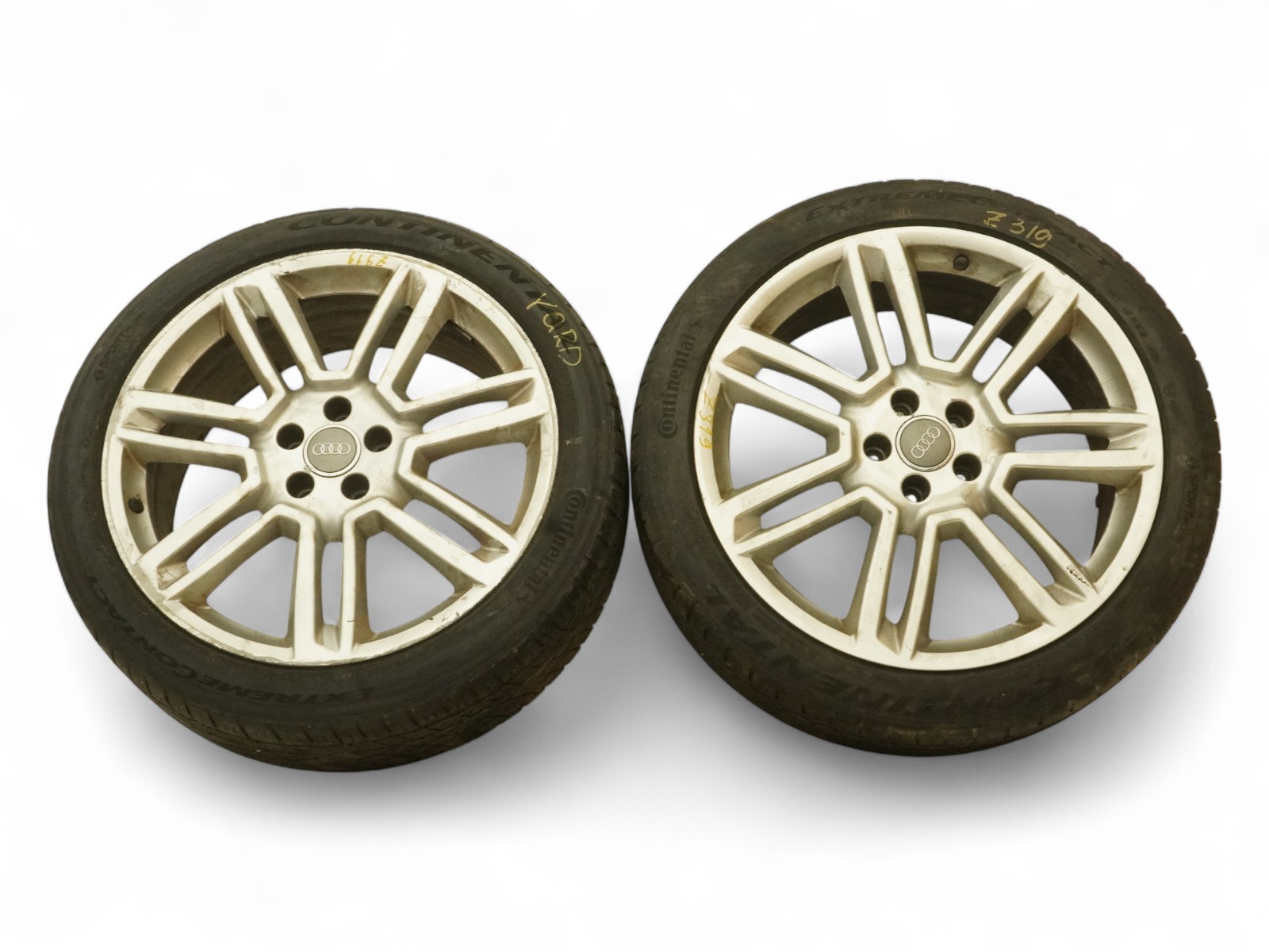 14-18 Audi Rs7 4G Wheel Rim 20X8J Et35 5-112Mm W Tire Set Of 2 4G0601025Ap OEM