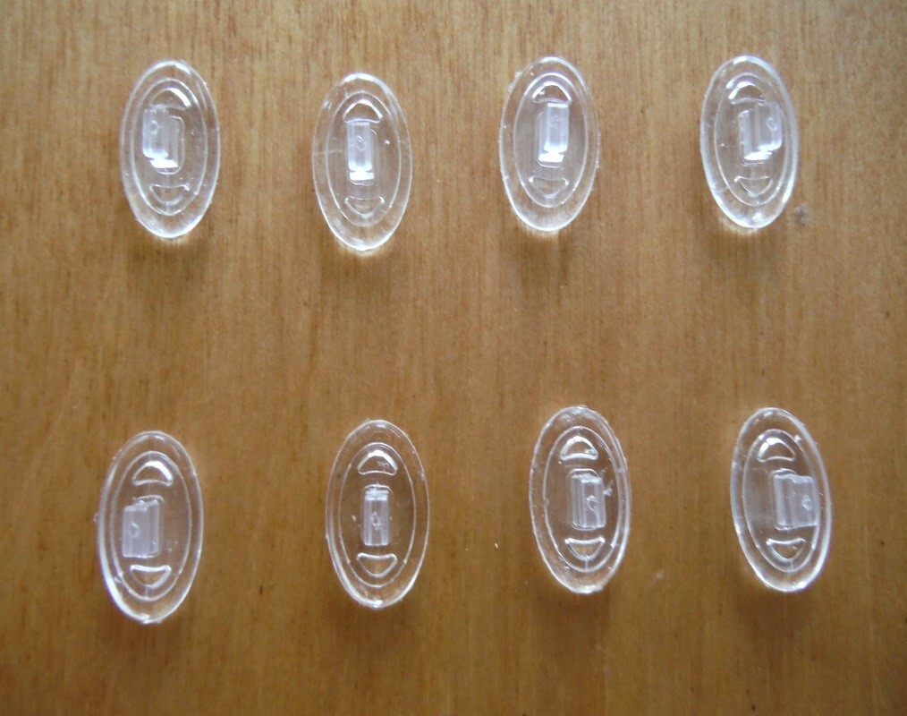 4 Pair Nose Pads Push-in For Oakley Ejector Felon Blender Glasses Replacement