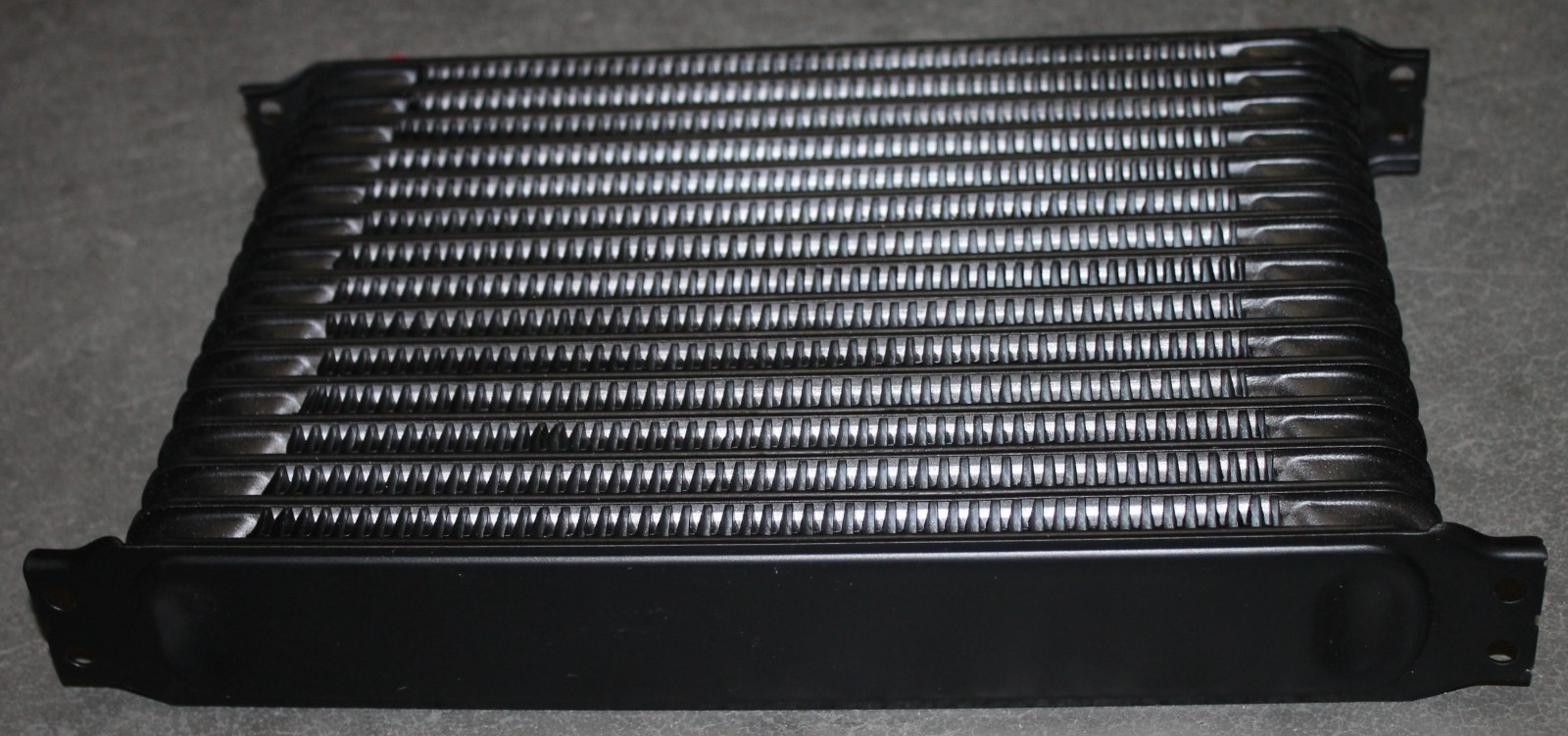 BLEM - 15 Row Stacked Plate HD Transmission Cooler w/ 8AN Fittings by BluePrint