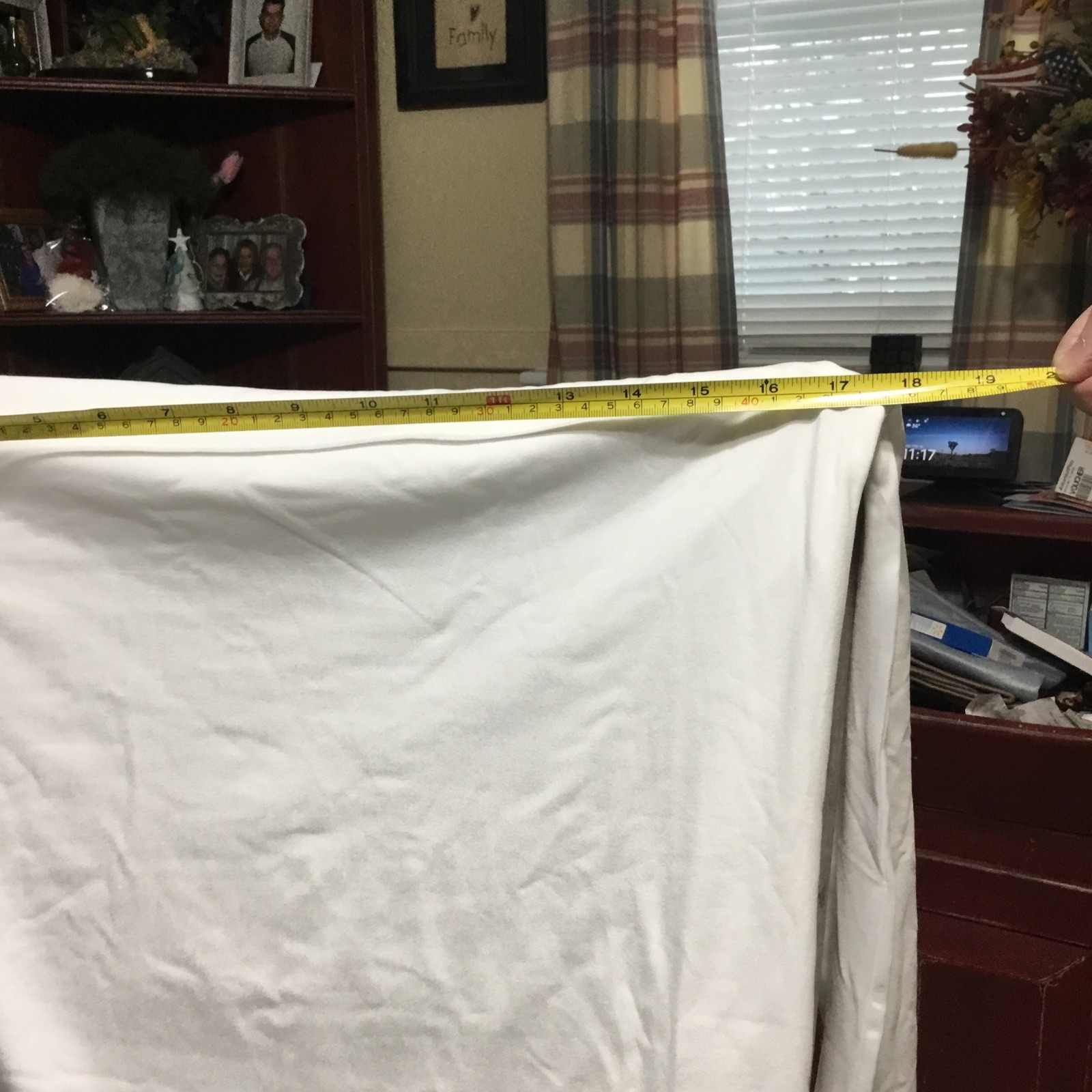 SPANX Polyester Long Sleeve Crewneck Top Powder White Size Large Excellent New