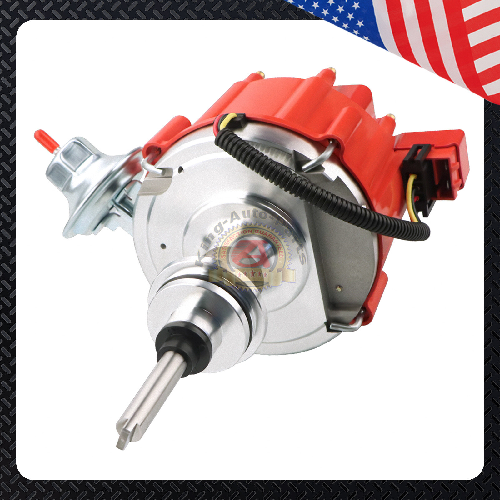 HEI Distributor&SparkPlug Wire& Free Pig Tail for Mopar Chrysler Dodge273 318 V8