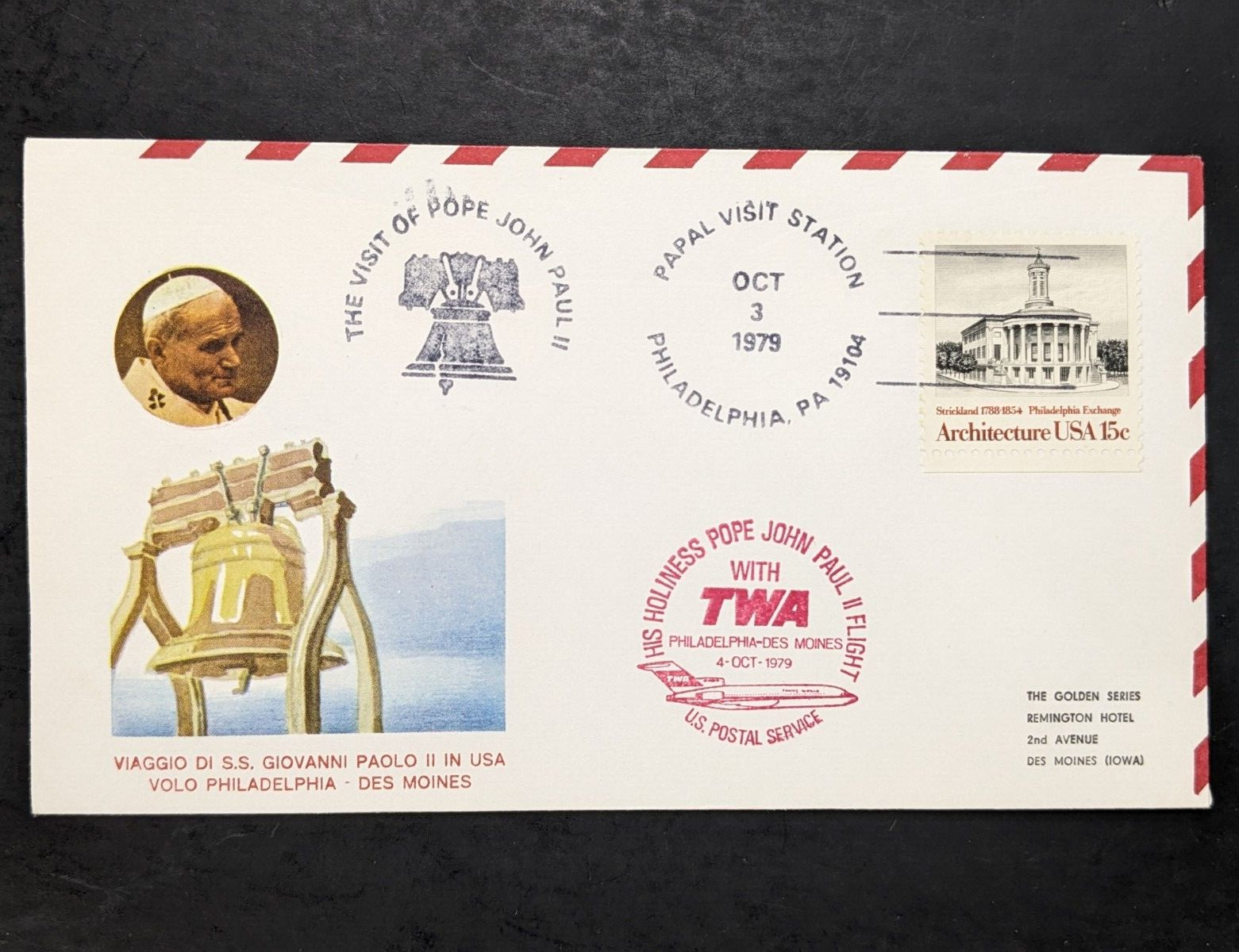 Pope John Paul II, The Golden Series Trip to Ireland, US & UN Covers