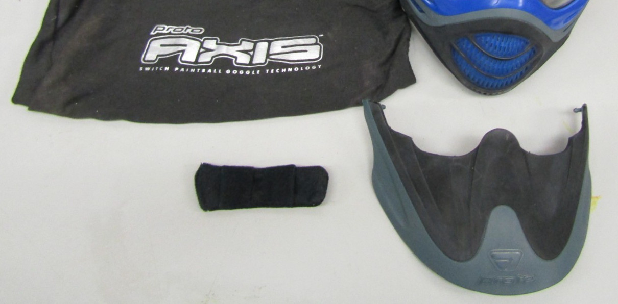 Proto Axis Paintball Mask Goggle - Black/Blue