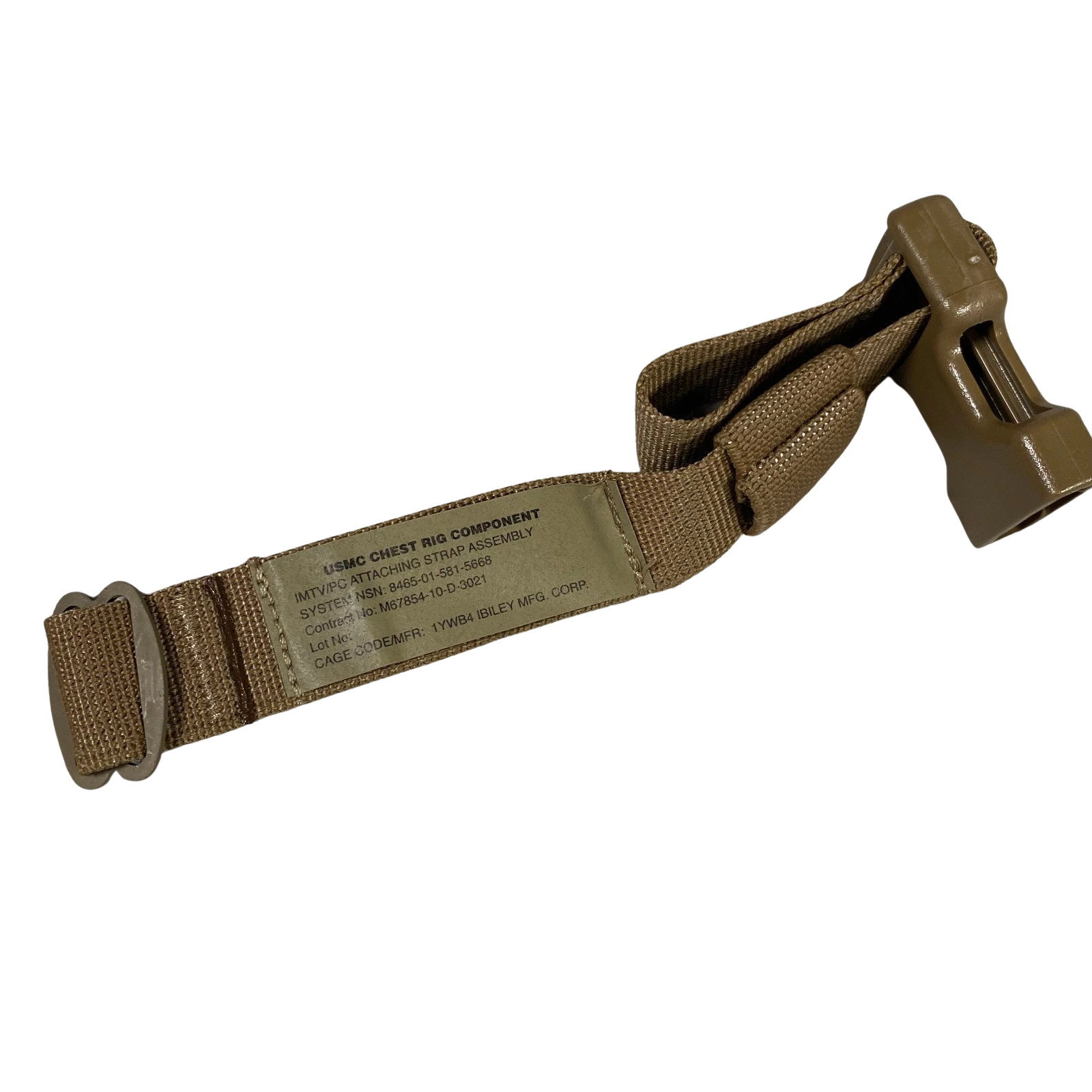 USMC ILBE Chest Rig TAP Replacement Buckle Set Coyote "NEW"