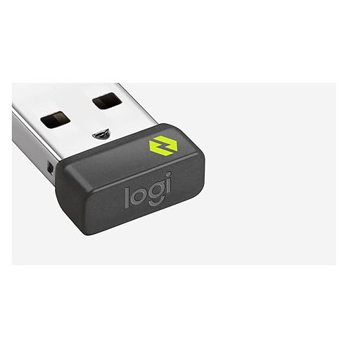 Logitech Bolt USB A Receiver Wireless Adapter for Keyboard Mouse Laptop Graphite
