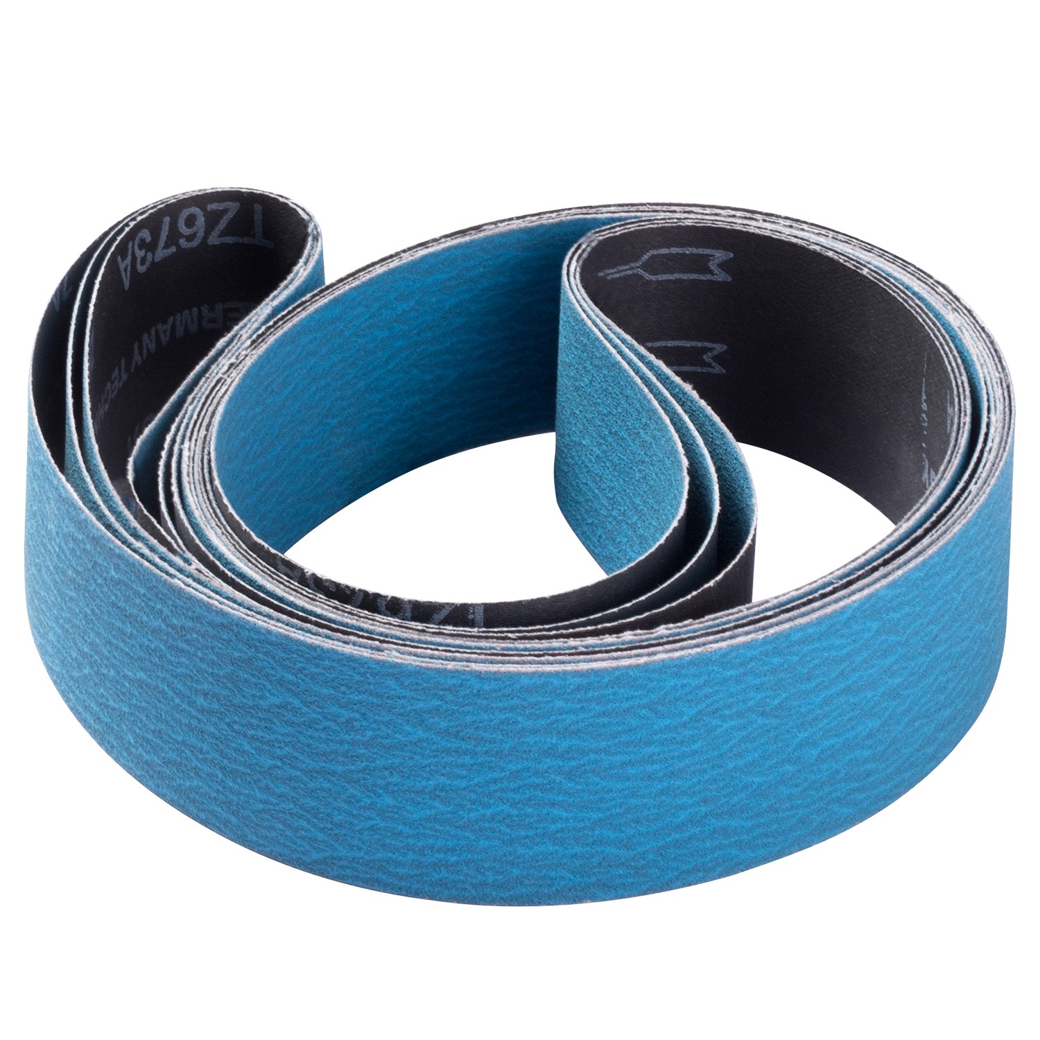 3Pack 2 x 72" 120 Grit Blue Zirconia Sanding Belts 50×1830mm For Metal Grinding