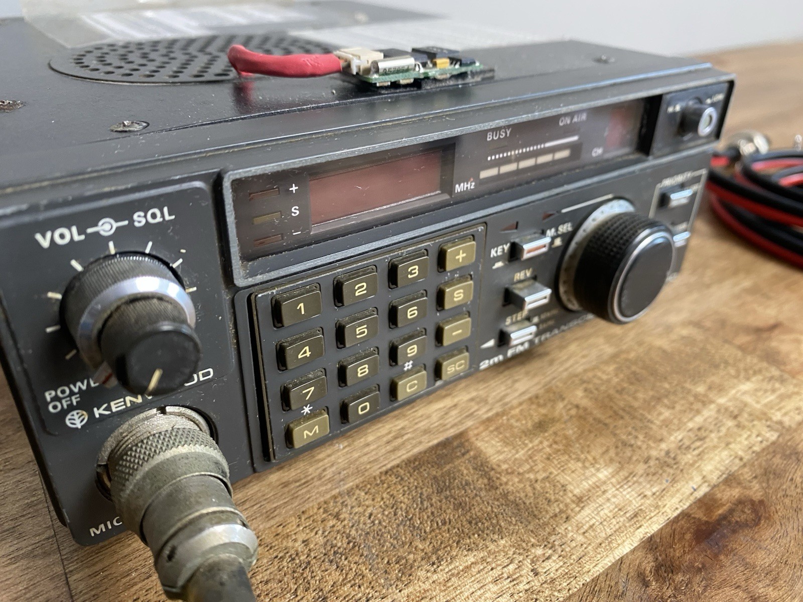 Kenwood TR-7800 2 Meter FM Transceiver Radio Original Microphone - Working
