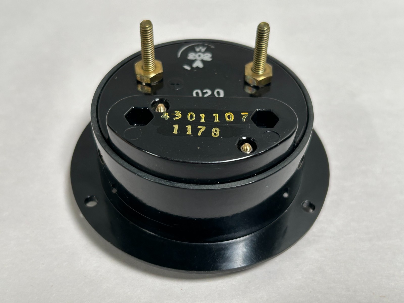 UNUSED Vtg Simpson Model 301-57 0-5 Milliamperes DC Pamel Meter Gauge (A10)