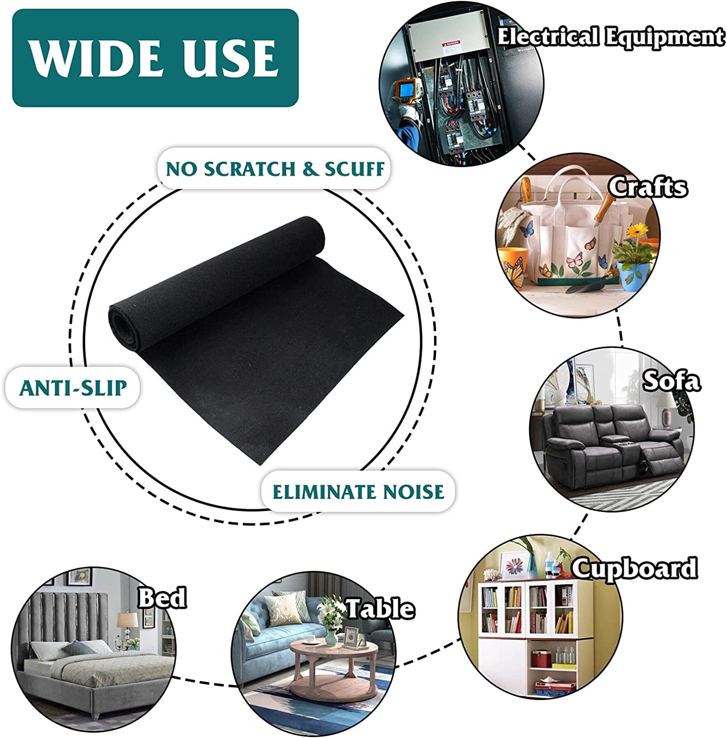 80"×40" Car Woofer Speaker Box Black Carpet Audio Wrap Trunk Liner Upholstery