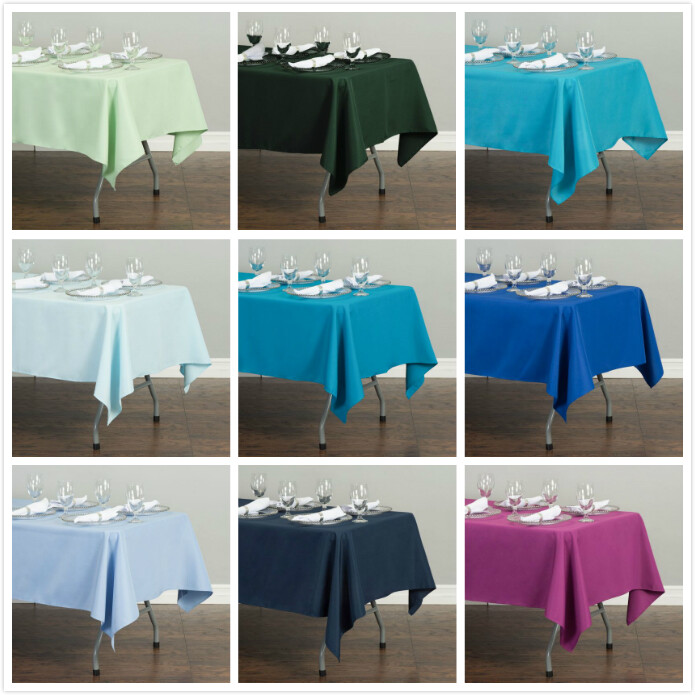LinenTablecloth 60 x 102 in Rectangular Polyester Tablecloth Wedding Event Party