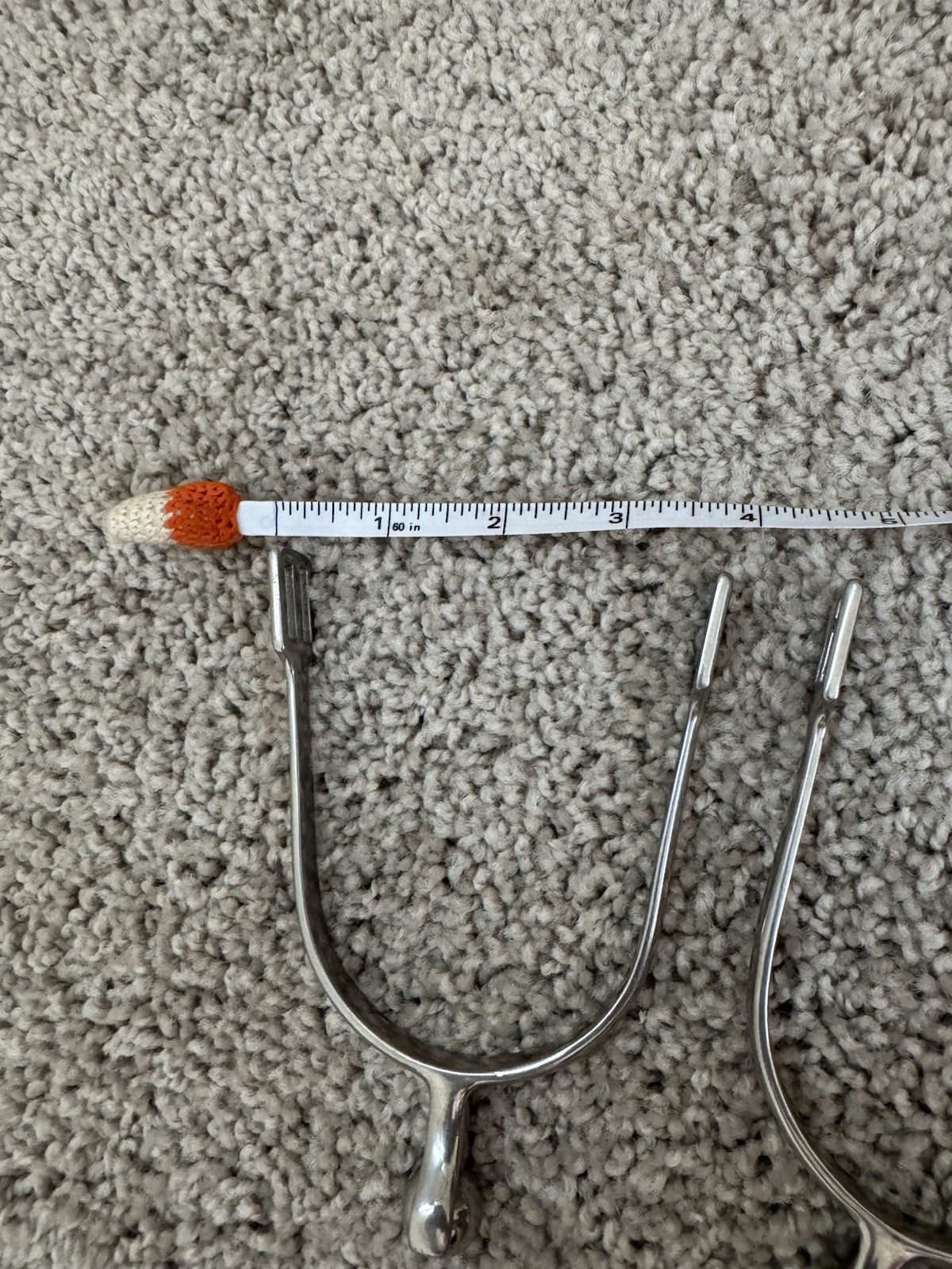 Pair Of Silver Roller Spurs