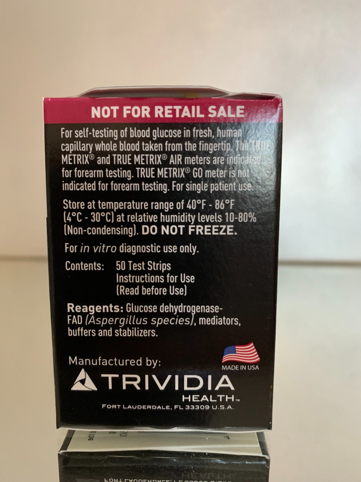 True Metrix Blood Glucose Test Strips 100 CT (2 BOXES) EXP 01/2026. FREE SHIP