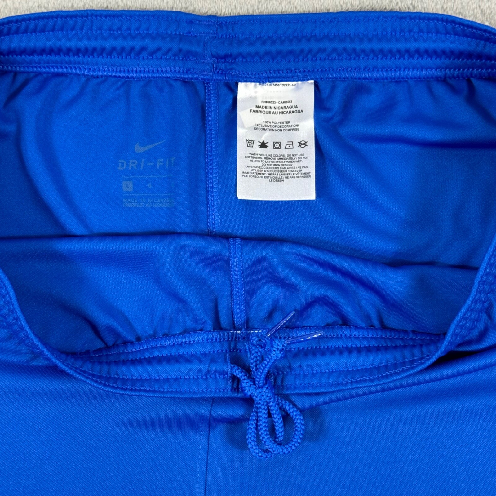 Nike Park II Womens Dri-FIT Shorts 898019-480 Royal Blue Size Large NEW
