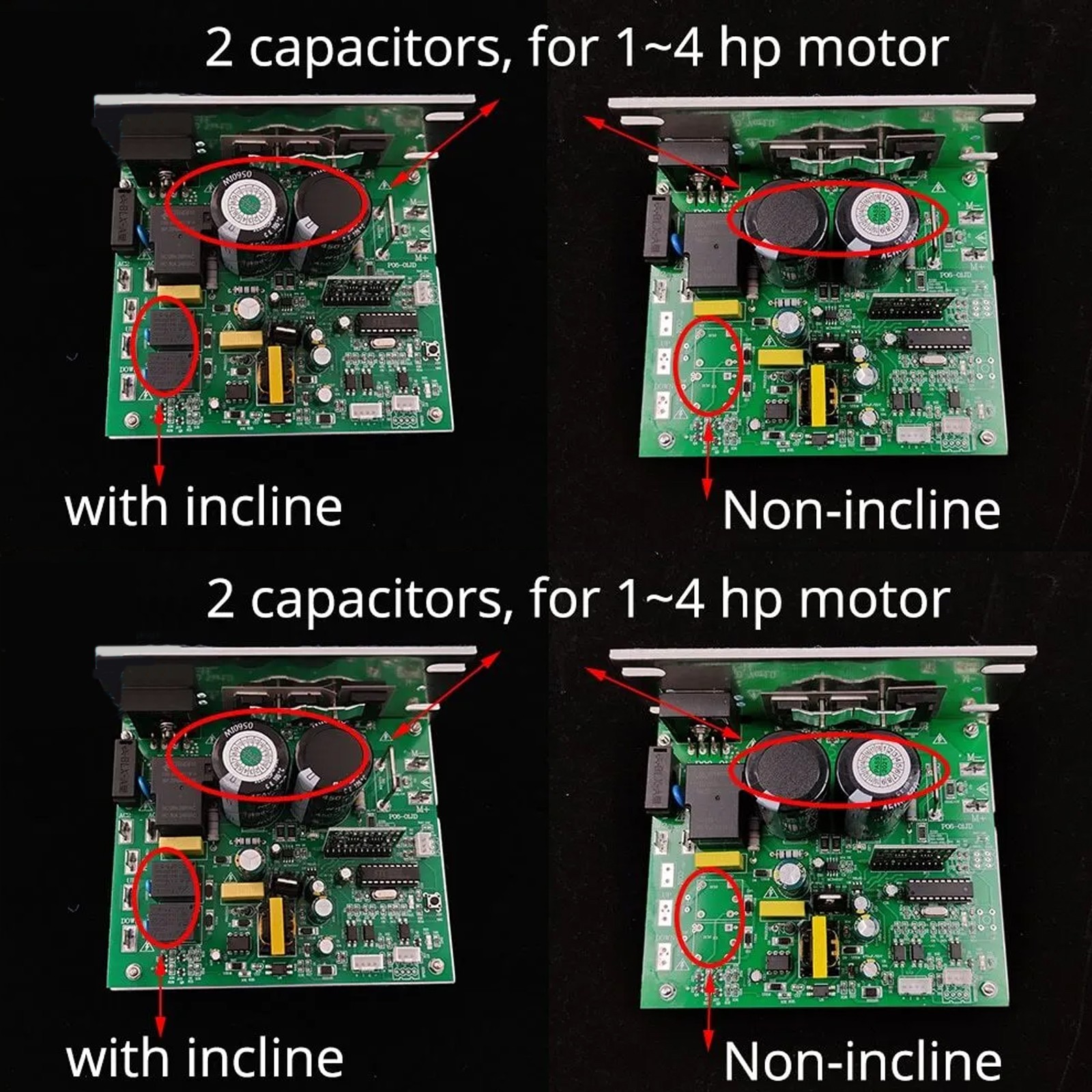 Universal Treadmill Controller Circuit Board 1-4.0 HP Treadmill Console Display