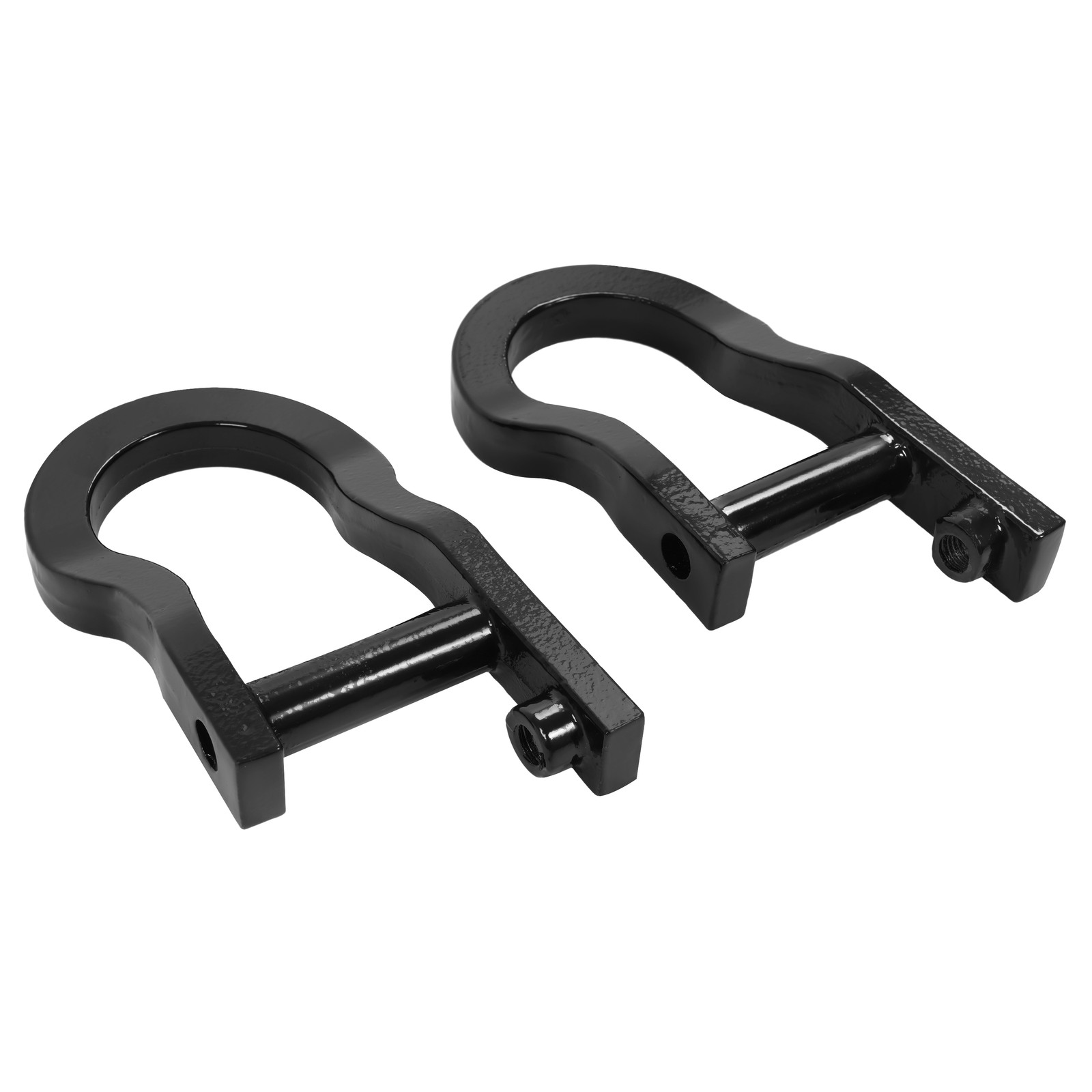 1Pair Tow Hooks For Chevrolet Silverado GMC Sierra 1500 07-19 Black #84072463