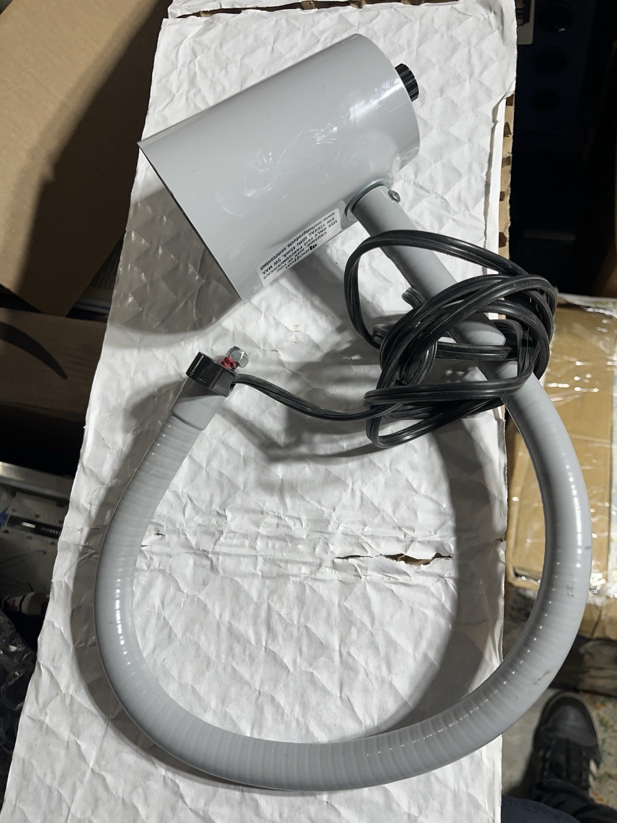 Moffatt Adjustable Heavy Duty Industrial Gooseneck Lamp 120v