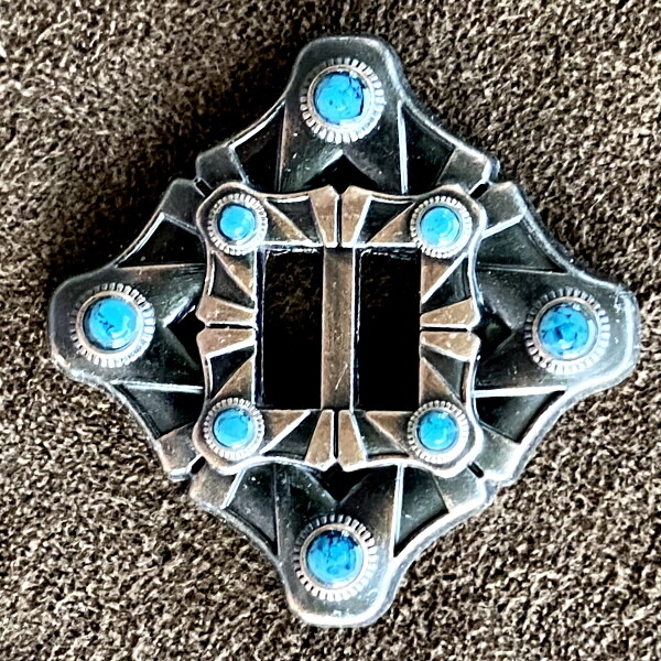 Western Sunset Copper Finish Concho CON497-D-AC-Slotted