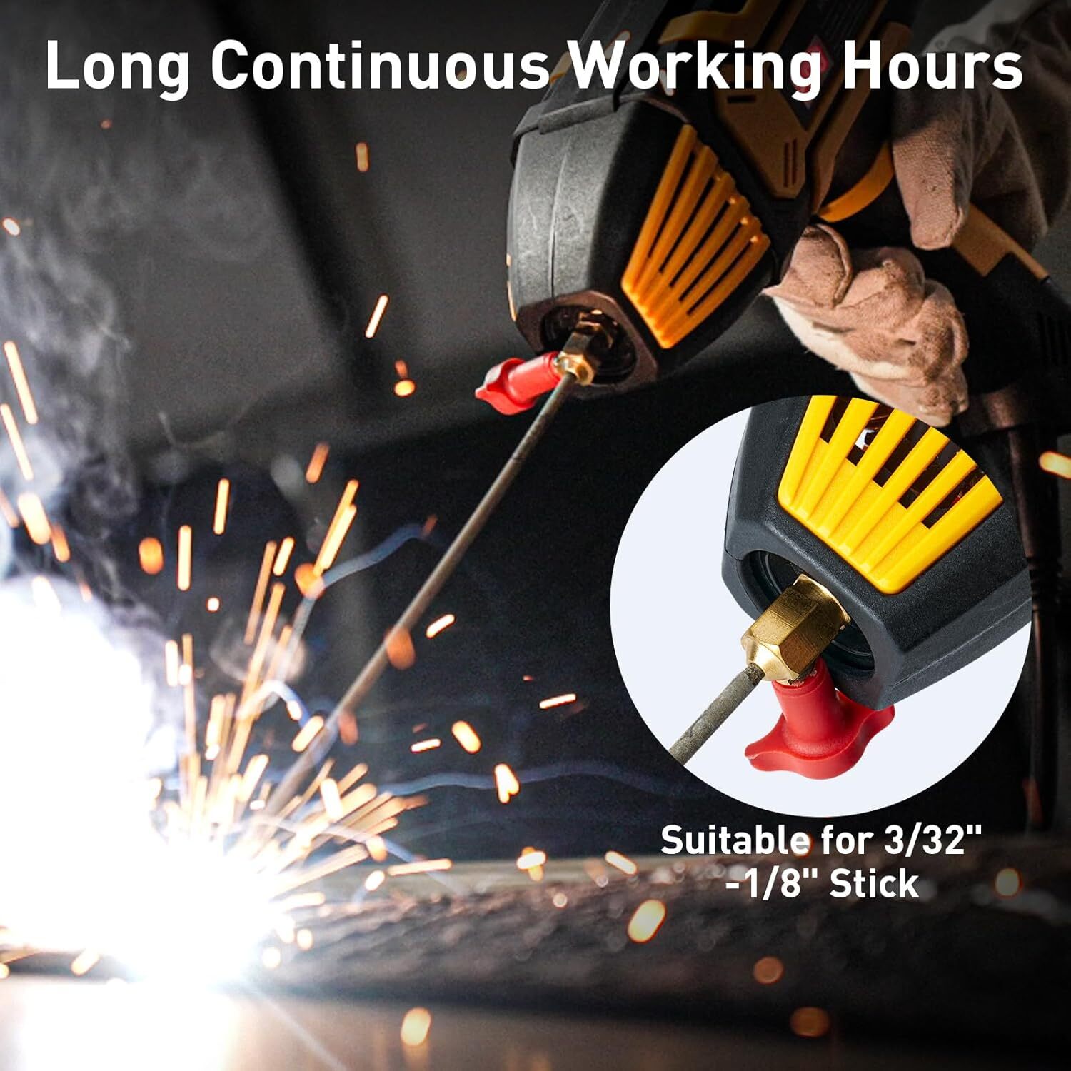 Handheld Welding Machine 110V Stick Welder IGBT Inverter Electric ARC Welder Gun