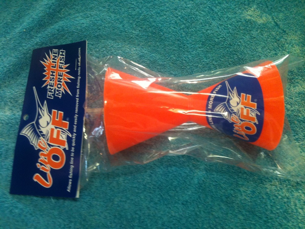 Fishing Tackle LINEOFF Worlds Best Fishing Reel Line Remover Winder Spooler LTGr