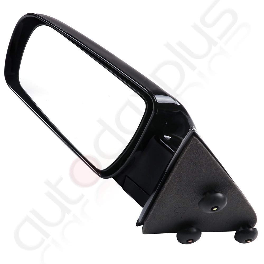 Side View Manual Fold Mirrors Pair For 1988-1998 GMC Chevy Pickup Truck Black