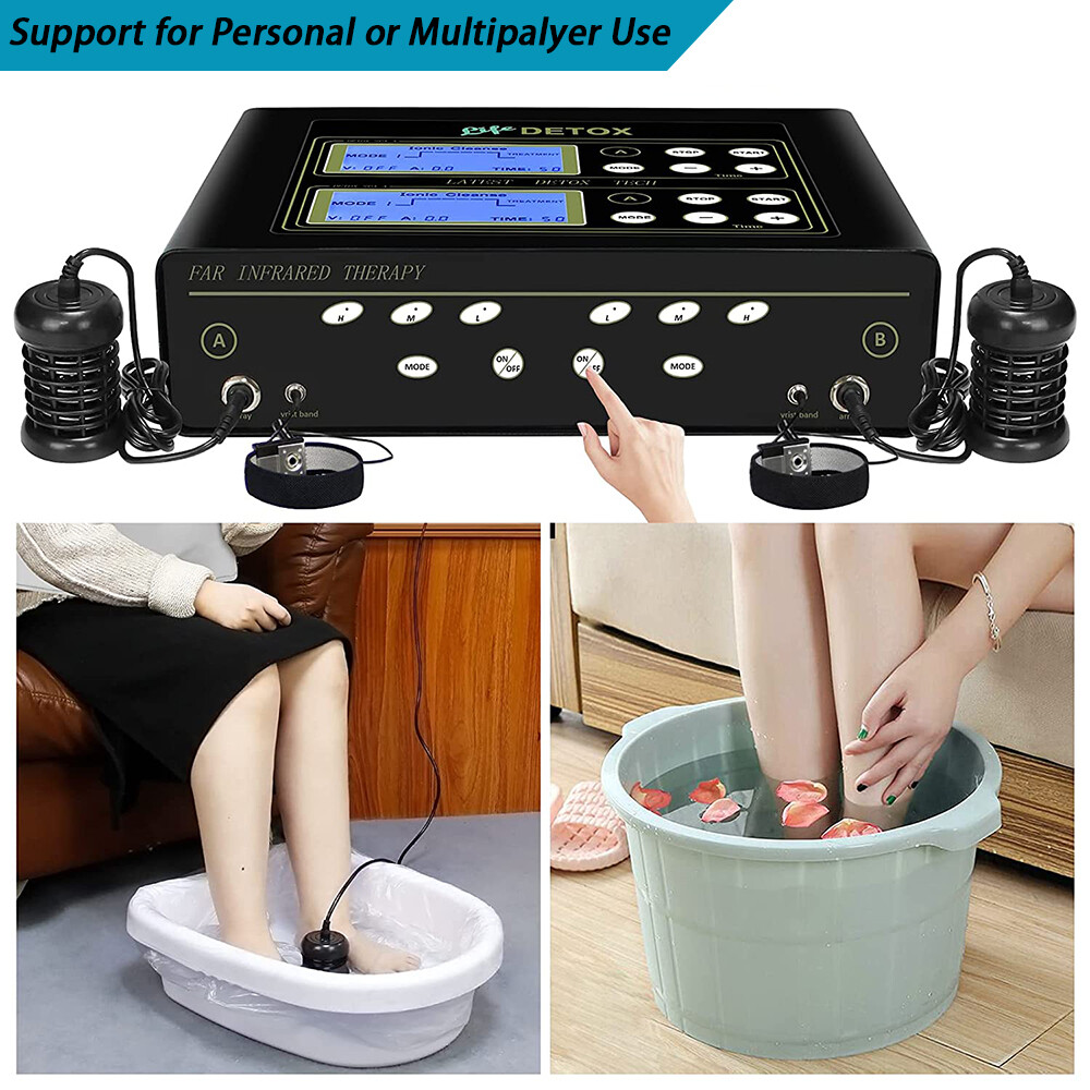 Ionic Detox Foot Bath Spa Machine Ion Detox Kit with Case for Christmas Gift New