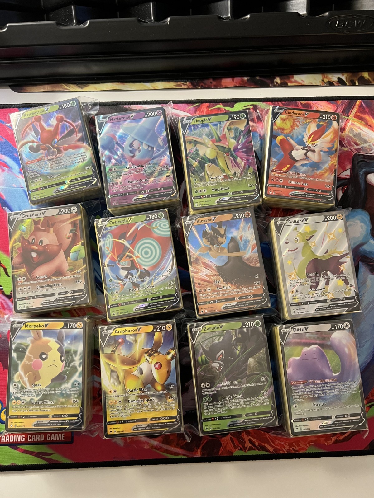 100 Pokemon Cards Bulk lot from Sword and Shield Era!! (90 C/UC + 9 Rares + 1 V)