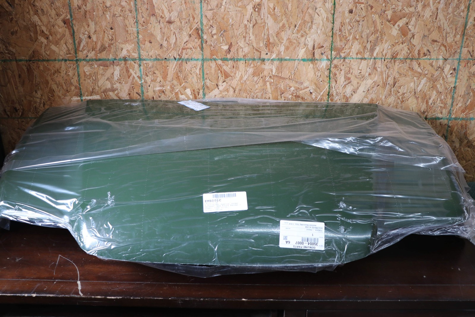 OEM Kawasaki Mule Front Hood Fender 35004-0007-6L 2001-2003 GREEN