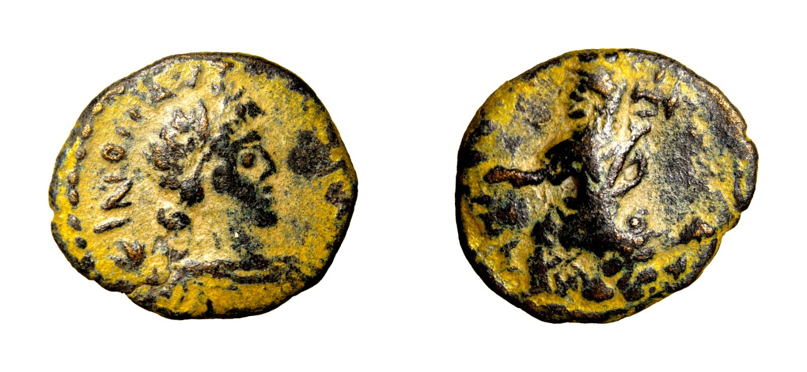 Caracalla. Æ (9.76 g), AD 198. Ancient Roman Coin Judaea Petra Arabia Decapolis