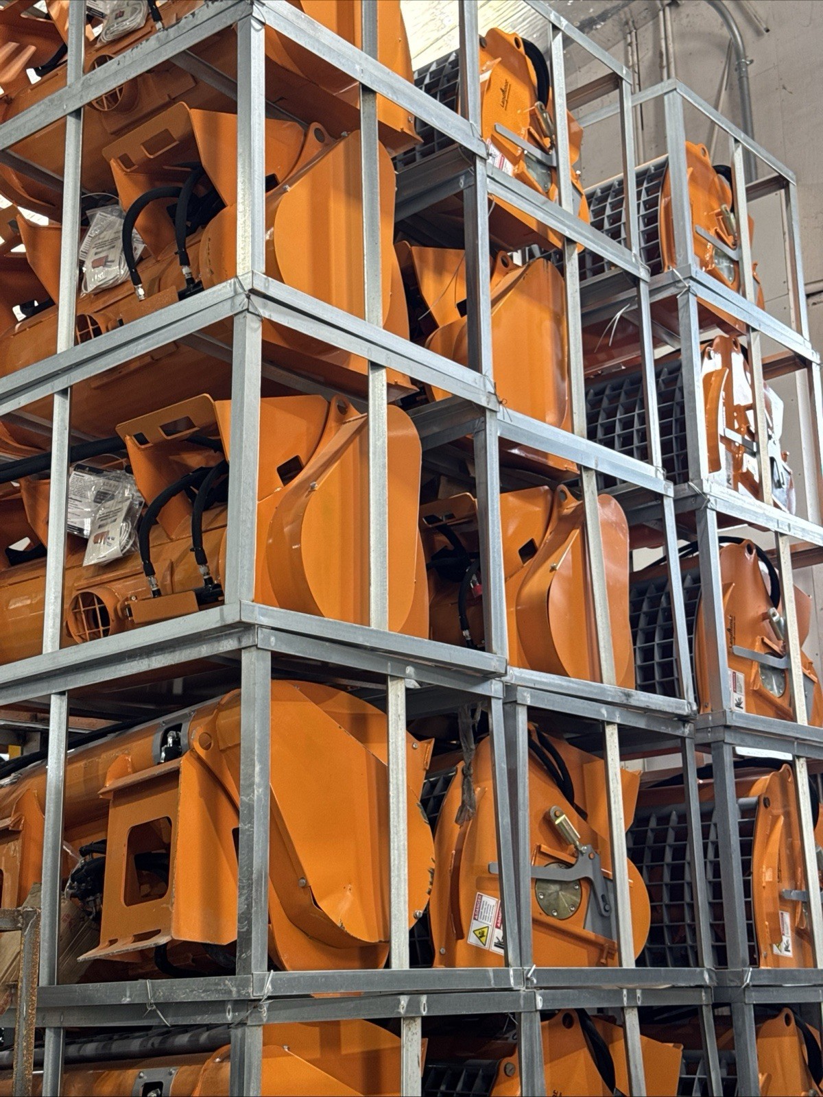 LANDHONOR Concrete Cement Mixer DOUBLE Discharge Skid Steer Mix n Go Attachment