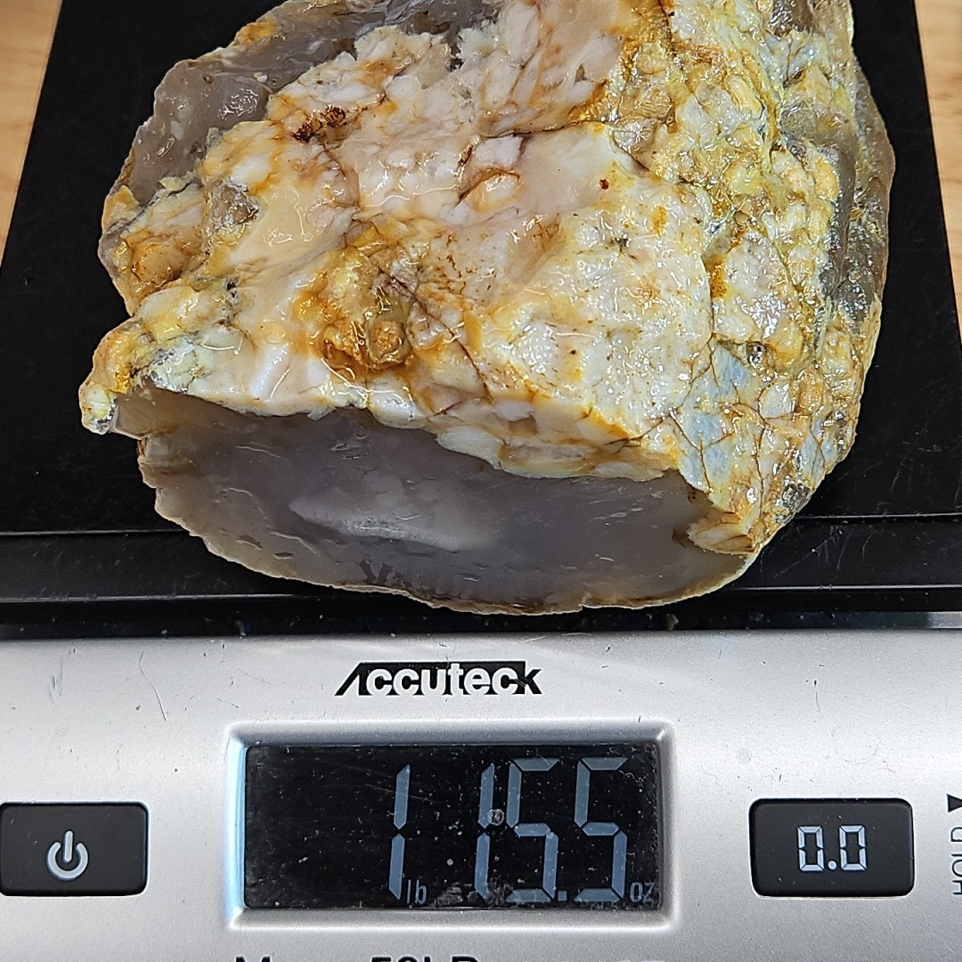 Flower Agate, Madagascar, beautiful color, flower like dendrites 1LB 15.5oz.