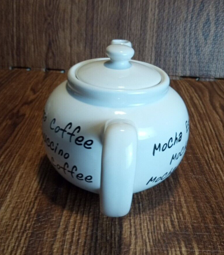 Gourmet Expressions Teapot Cream MOCHA ESPRESSO COFFEE/CAPPUCCINO