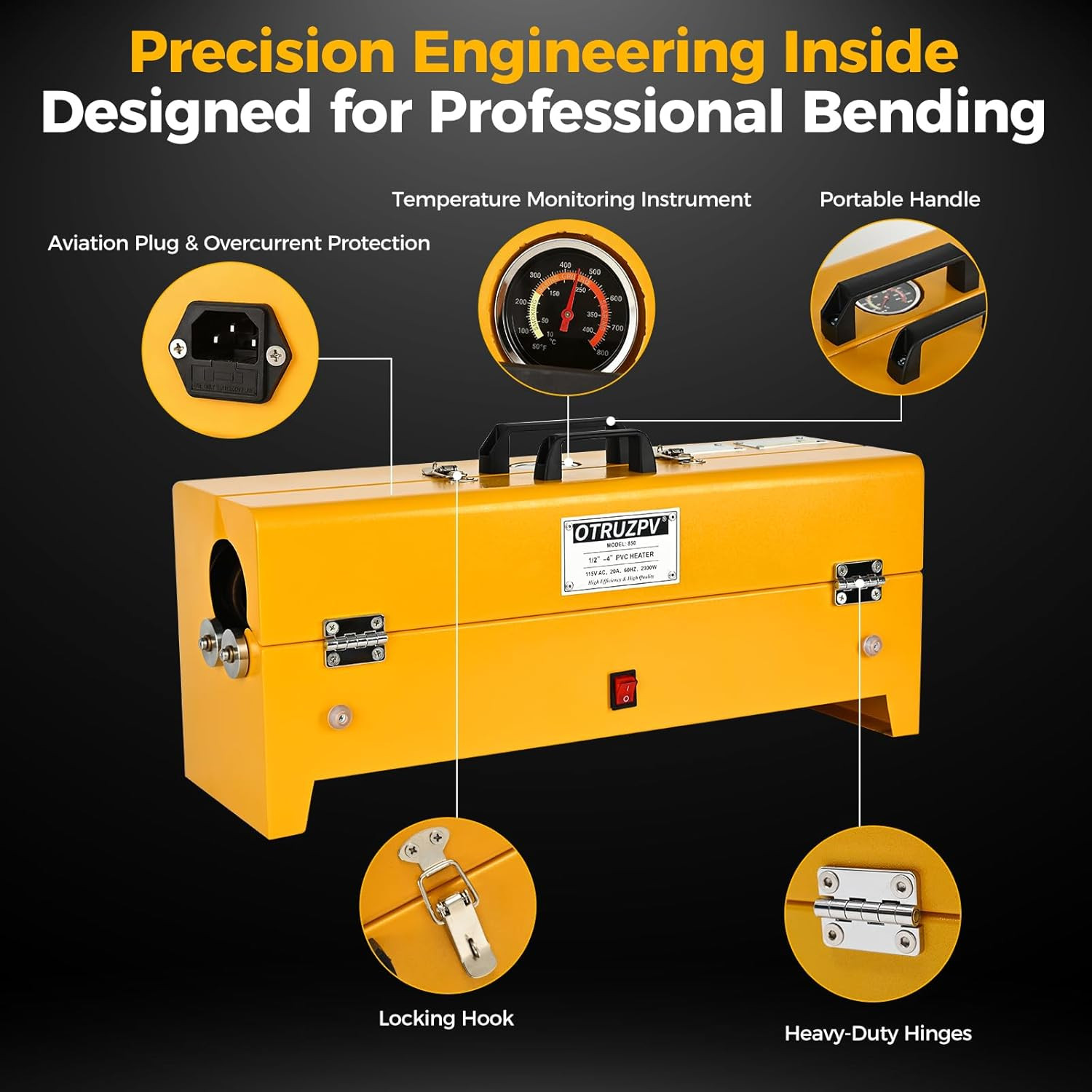 Used 1/2"–2" Pvc Conduit Heater With Temperature Control & Safety Shutoff
