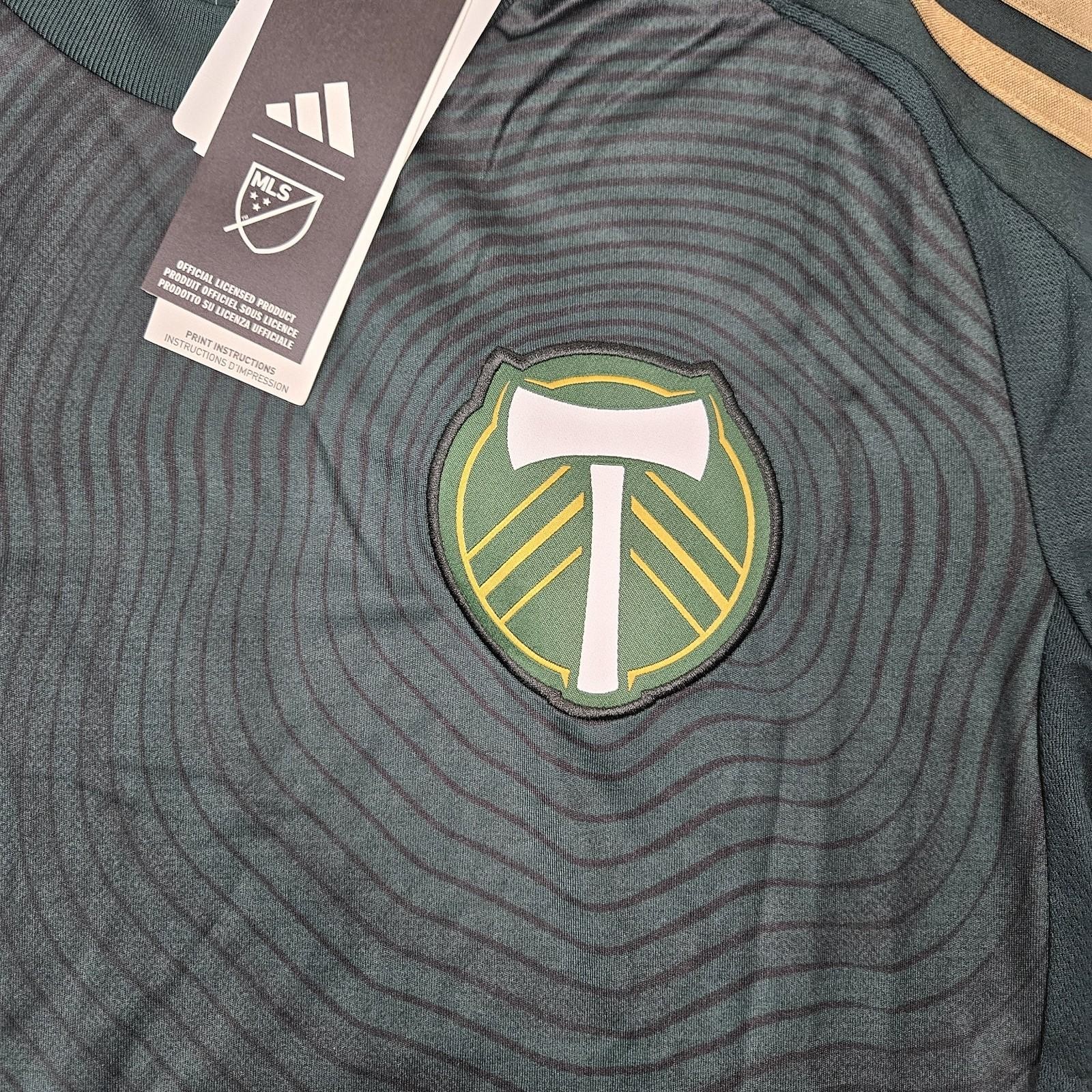 Adidas Portland Timbers Jersey Green Home MLS Soccer IV9938 Women's Size XLarge