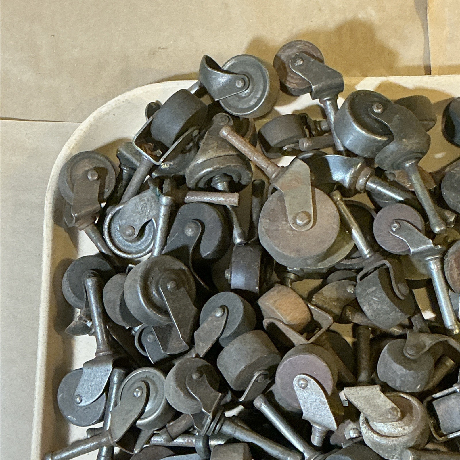 Group Of 130+ Wood/Metal Furniture Casters As Is INV-JDJ79