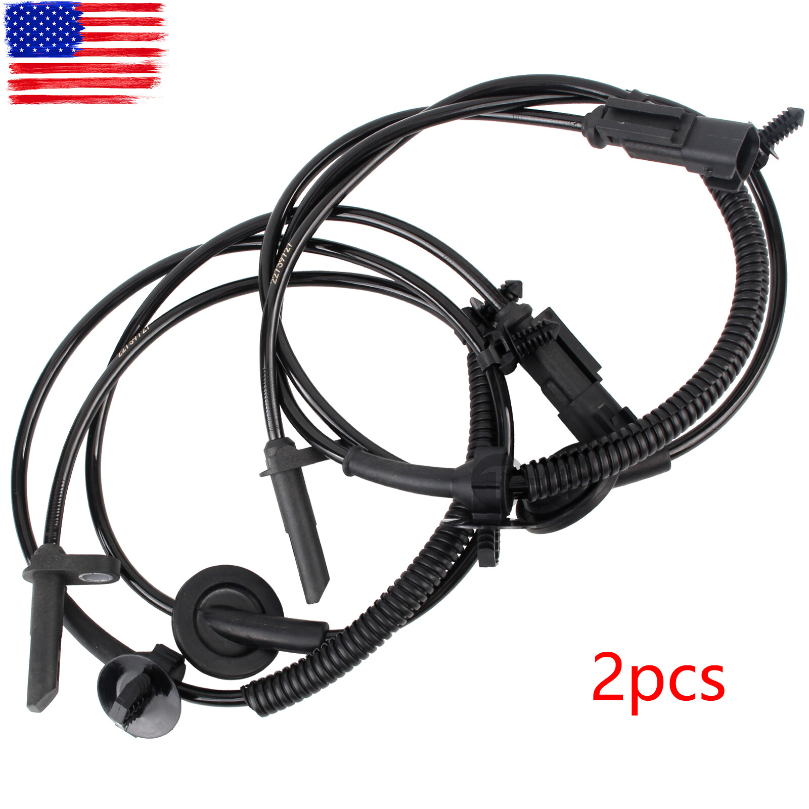 2 x ABS Wheel Speed Sensor Front Left Right For 2008-17 Enclave Traverse Acadia