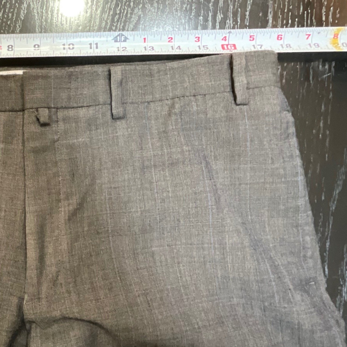 Lauren Ralph Lauren Mens 42R Slim Fit Grey Glen Check Wool Black Label 2 Pc Suit