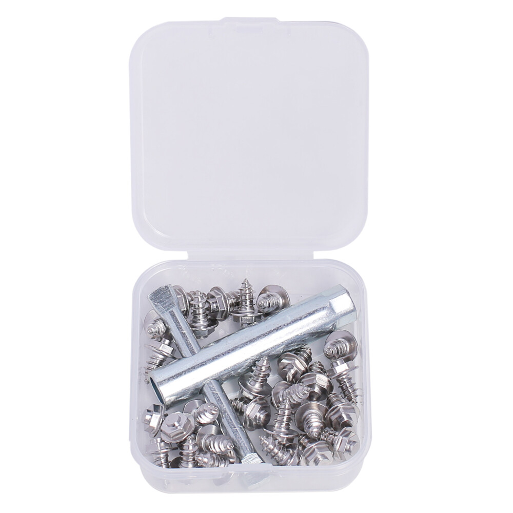 26pcs Wading Boot Studs for Felt Or Rubber Sole,Screw-in Studs for Wading Boots