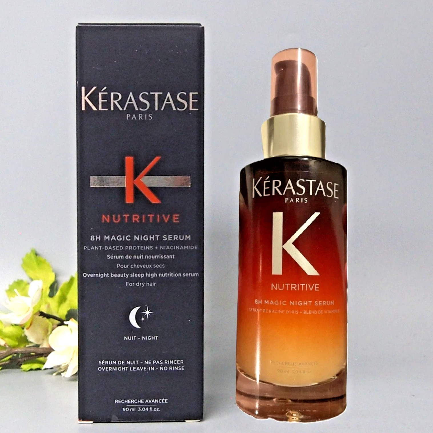 Kerastase Nutritive 8 Hour  Night Serum 90ml / 3.04oz, 100% AUTHENTIC!