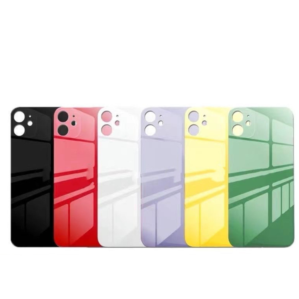 Back Glass replacement Big hole For iPhone 11 12 13 14 15 16 XR X Rear Cover Lot