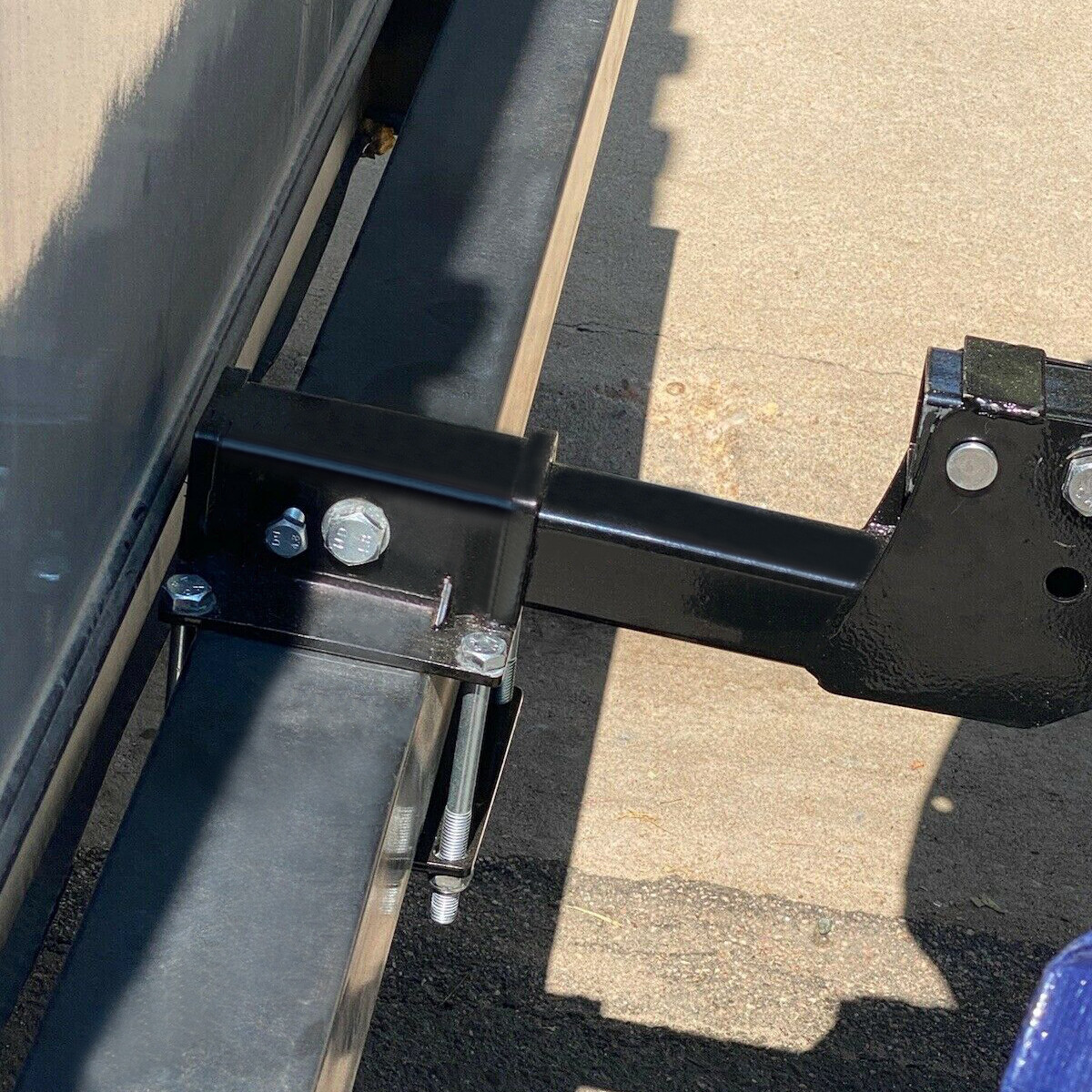 RV Camper 4" or 4-1/2" Bumper Mount Hitch Receiver Adapter for Bike Toter Cargo