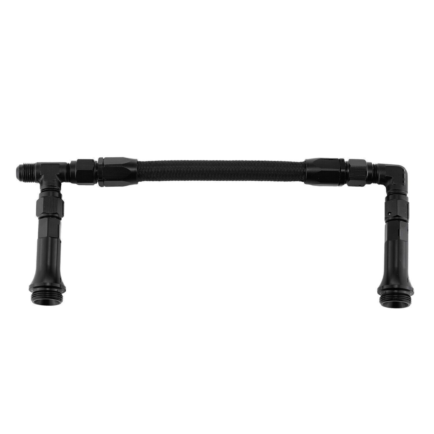 Dual Feed Carb Fuel Line Double Pumper For 4150 Holley Carburetor Braided Xfitwm