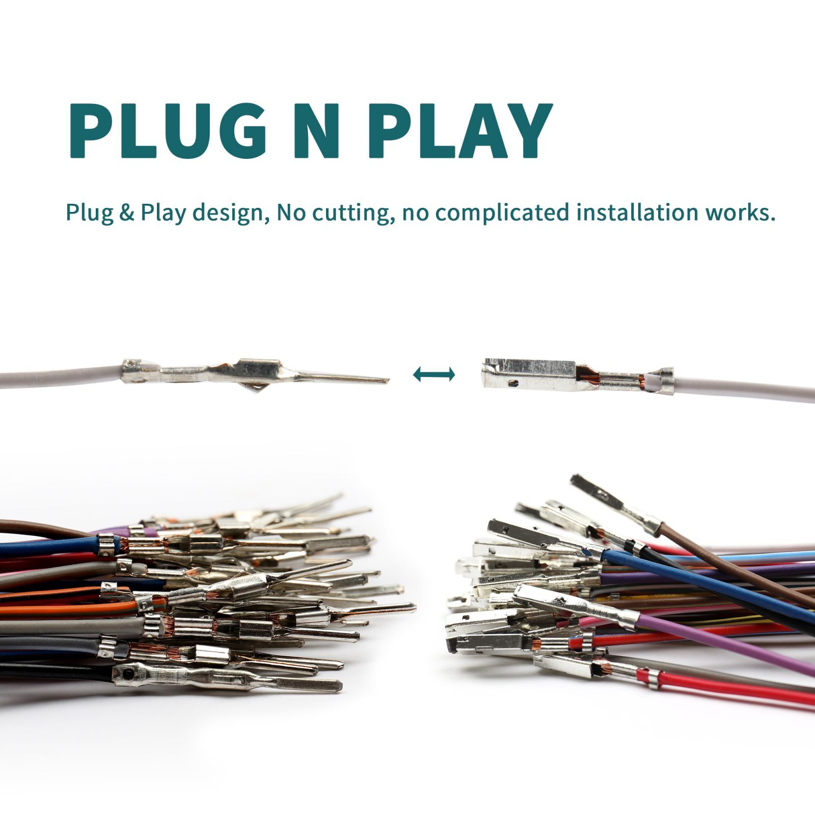 14" 16" Handlebar Electronic Extension Wire Cable Harness Kit For Harley Touring