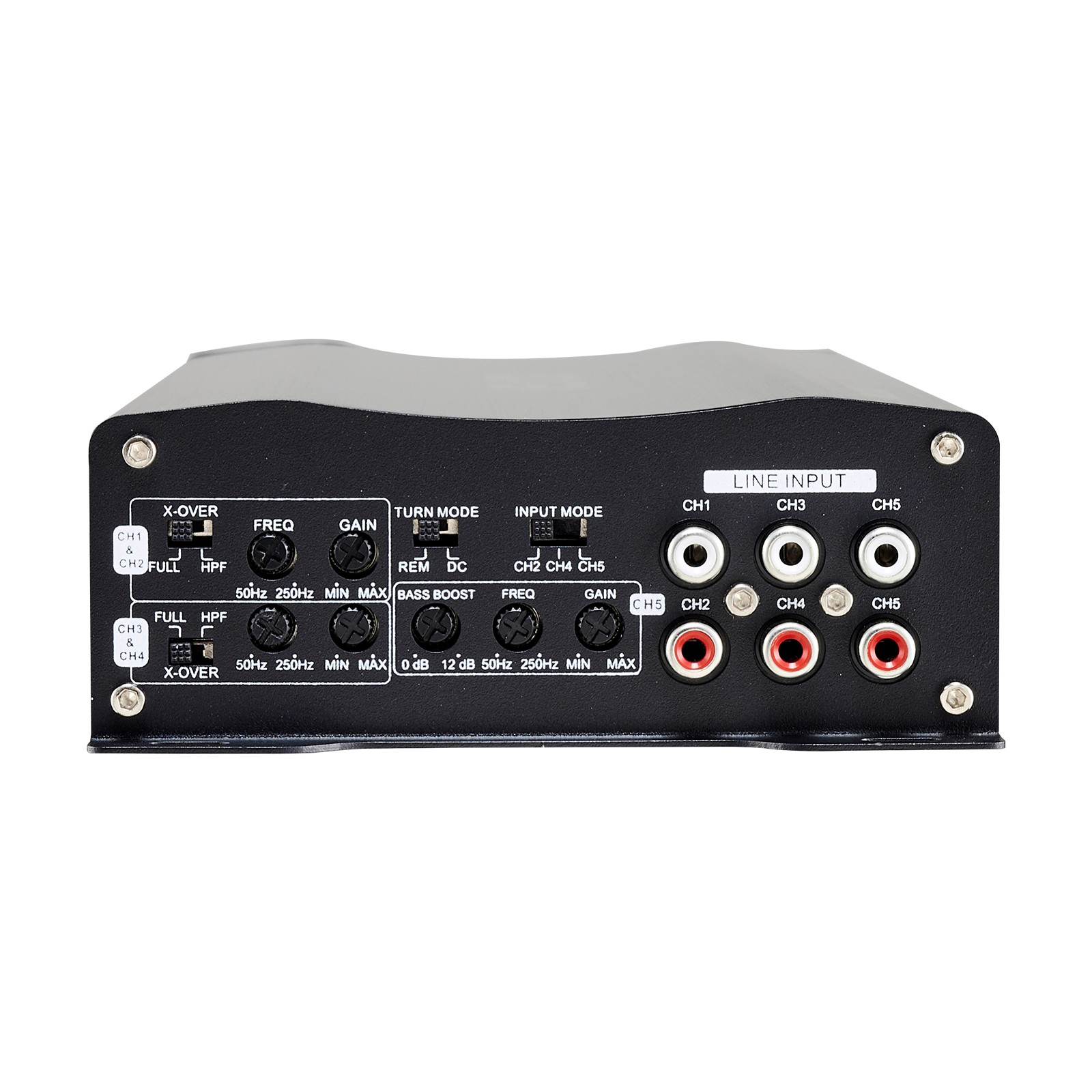 Uimoso 5-Channel Class D Car Audio Amplifier for SUVs and Vehicles