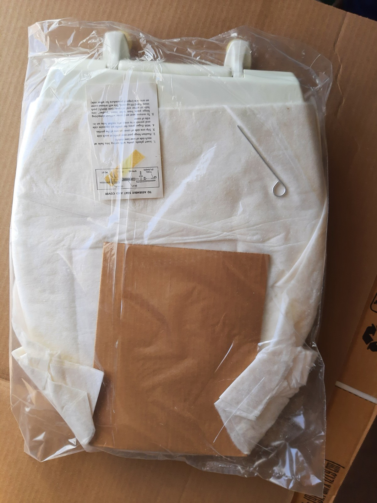 Toilet Seat American Standard Church Seat C-252 Elongated Bowl Off White