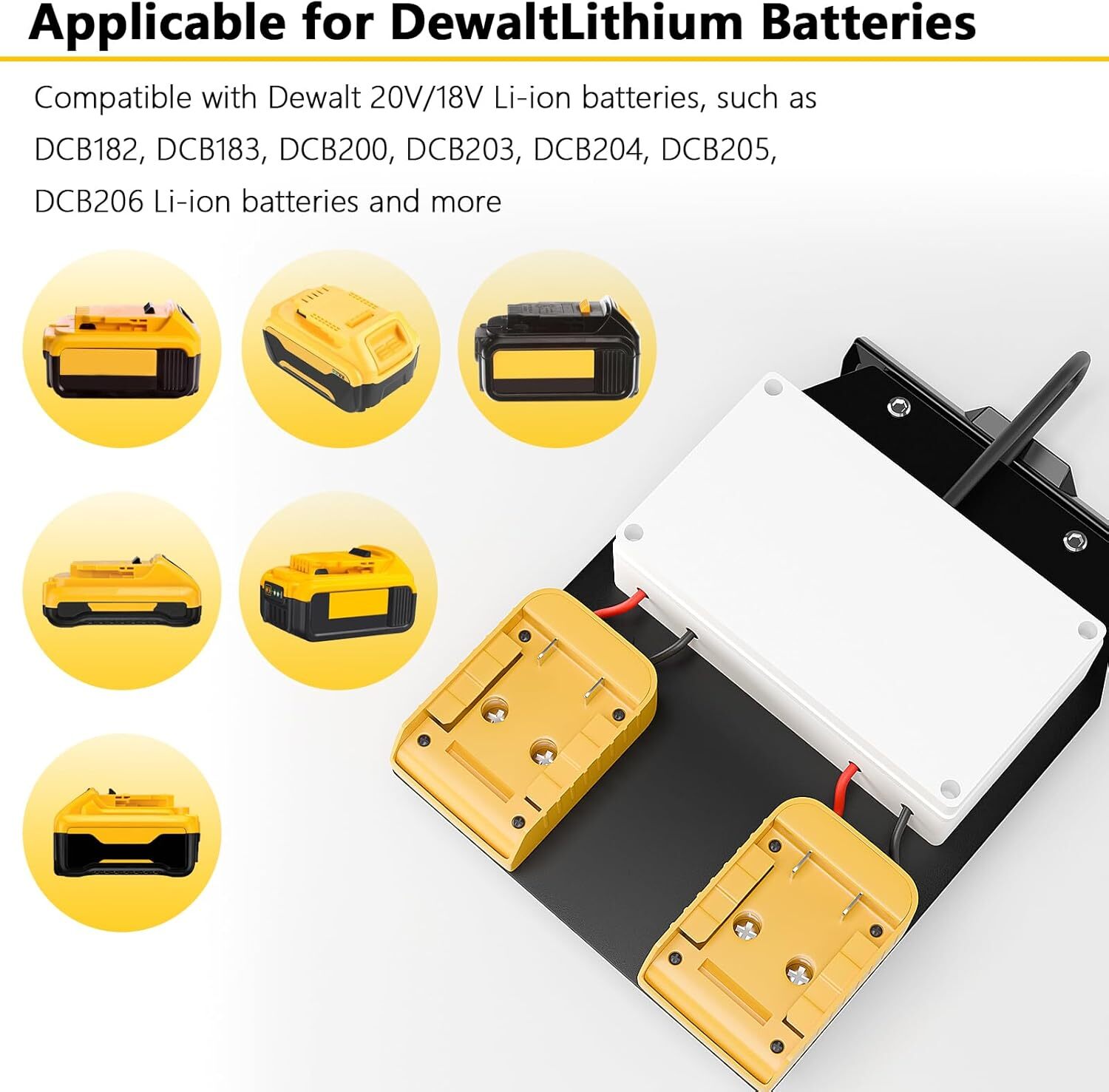 Starlink Mini Battery Adapter for Dewalt Battery, Starlink Mini Battery Pack