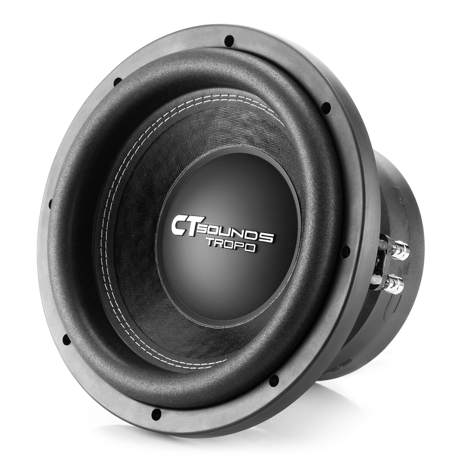 CT Sounds TROPO-10-D4 1300 Watt Max Power 10 Inch Car Subwoofer - Dual 4 Ohm