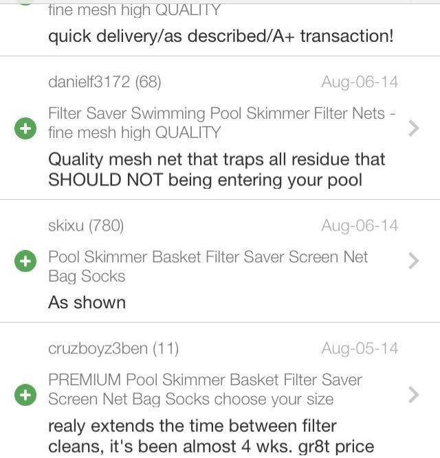 Skimmer Basket Fine Mesh Filter Savor Socks PROFESSIONAL QUALITY Pool Spa Filter